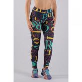 CALÇA FITNESS ESTAMPADA CÓS  LARGO