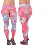CALÇA FUSÔ FITNESS ESTAMPADA