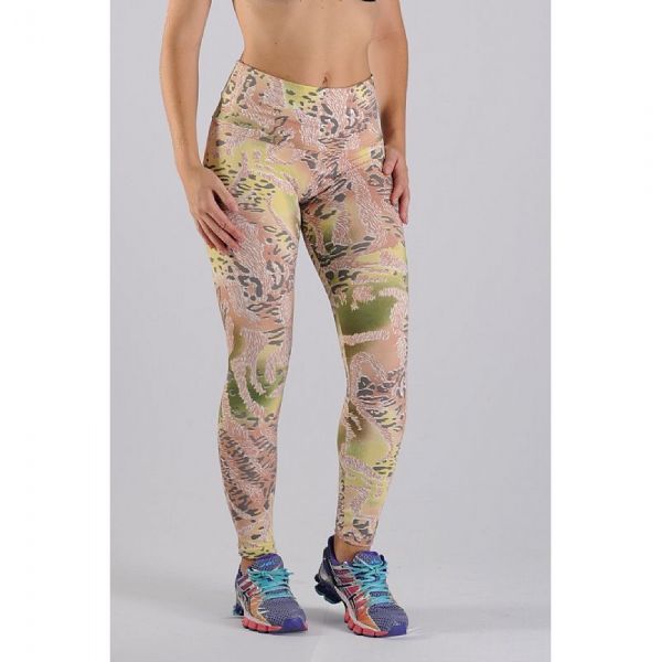 CALÇA FITNESS ESTAMPADA CÓS  LARGO