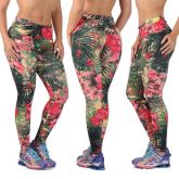 CALÇA FITNESS ESTAMPADA CÓS  LARGO