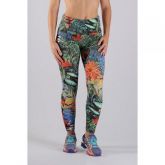 CALÇA FITNESS ESTAMPADA CÓS  LARGO